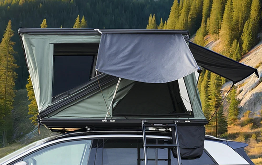Automatically Opening Z-Shape Aluminum Hard Shell Rooftop Tent