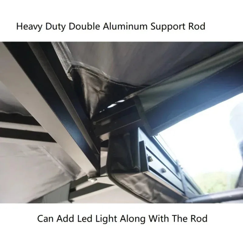 270 Degree Freestanding Awning with LED Light